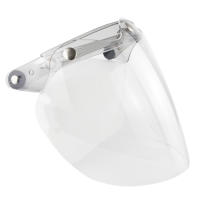 Visera De Motorbike Helmet Lente De Burbuja Anti-UV / Anti-borrosión Visera De Protección Con 3 Snap Para Casco De Motocicleta - details 0
