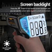 TAUKE TH201 Gun De Temperatura Infrarroja Portátil -50~550℃ Sensor De Láser IR Termómetro Con Pantalla VA Medidor De Termómetro Térmico - details 6