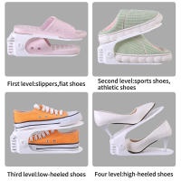 Colgador De Zapatos Ajustable Con Doble Capa Y Diseño Engrosado Para Ahorrar Espacio Y Organizar En El Hogar O Dormitorio - details 7