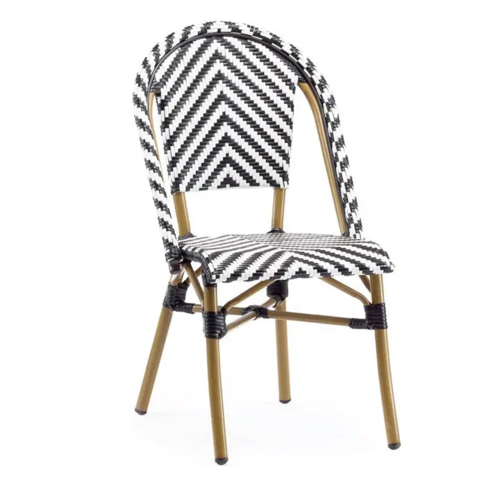 Wellhome Silla de Jardín Blanca Resistente a la Intemperie - 1