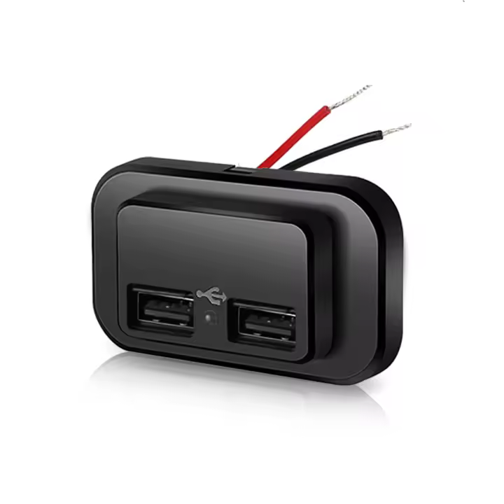 Cargador Rápido PD QC3.0 Para Coche Motocicleta Camión ATV RV Autobús Adaptador De Alimentación Dual USB Con Luz LED De 12V/24V - 1