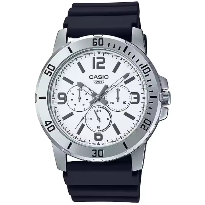 Casio MTP-VD300-7B Reloj Analógico Clásico para Hombre con Diseño Elegante, Calendario Integrado y Resistencia al Agua de 50 m - 1