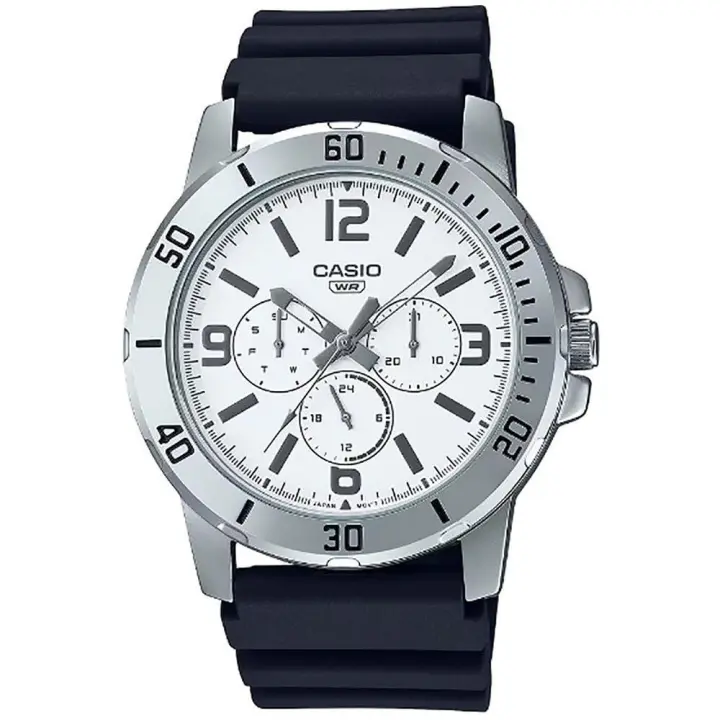 Casio MTP-VD300-7B Reloj Analógico Clásico para Hombre con Diseño Elegante, Calendario Integrado y Resistencia al Agua de 50 m - 1
