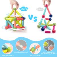 Bloques De Construcción Magnéticos Para Niños Juguete Educativo STEM Montessori Regalo De Cumpleaños Juguetes Educativos Para Niños - details 3