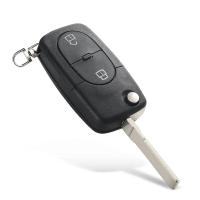 Llave De Coche Remota KEYYOU 2 Botones HU66 Switchblade Flip Plegable 433Mhz Con Chip ID48 Para Audi A3 A4 A6 A8 B6 - details 1