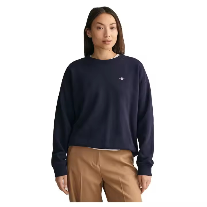 Ropa mujer Sudaderas Gant Sudadera Rel Shield Azul - 1