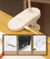 Lámpara De Mesa USB Recargable Luz Nocturna Lectura LED 3 Modos Dimming Protección Ocular Lámpara De Borde Para Cama Moderna - details 8