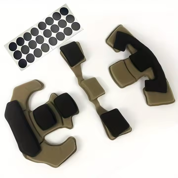 Almohadillas De Casco Universales Interiores De Esponja De Memoria Reemplazo Para Casco Protector Mat De Almohadillas De Seguridad Unisex - 1