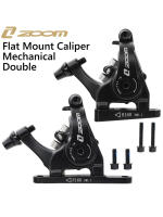 ZOOM HB700 Freno De Disco Para Bicicleta De Carretera Y Grava Freno Mecánico Montaje Plano Calipero Doble Pistón Drive Bilateral MD-C550 140/160mm - details 0