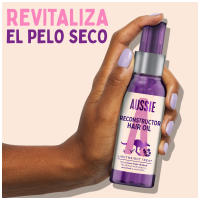 Aussie | Aceite Reconstructor para el Cabello - Producto Vegano para Reparar el Cabello Seco y Dañado - Aceite de Nuez de Macadamia, Aceite de Aguacate y Aceite de Semilla de Jojoba 6x100ML - details 1