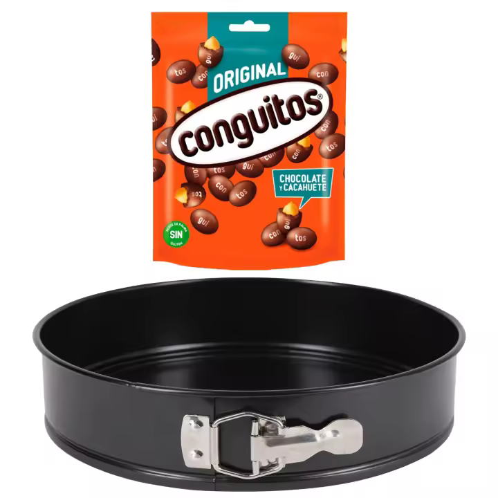 Pack repostería:CONGUITOS NEGROS DOYPACK 220G+Molde redondo 26cm carbon steel origen - 1