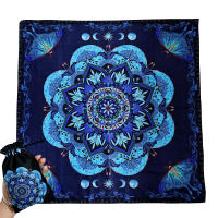 Mantel De Tela Para Tarot 29x29Inch Con Bolsa Grátis Juego De Cartas De Divinación Mesa De Atracción Alquimia Estilo Americano - details 5