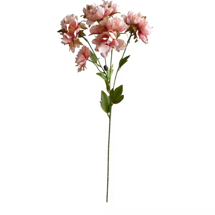 Poenia Arte Floral - Vara Hibisco Mutabilis 62CM 3PCS - Flores Artificiales - Decoración Floral - 1