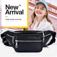 Bolso De Cintura Impermeable De Moda Para Viajes Negro Bolso De Cintura Para Correr Y Senderismo Estilo Cool Y Fashion - details 2