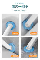 Cepillo De Inodoro Desechable Con Mango Largo Montado En La Pared Herramientas De Limpieza Para Baño Accesorios WC Ecológicos - details 13