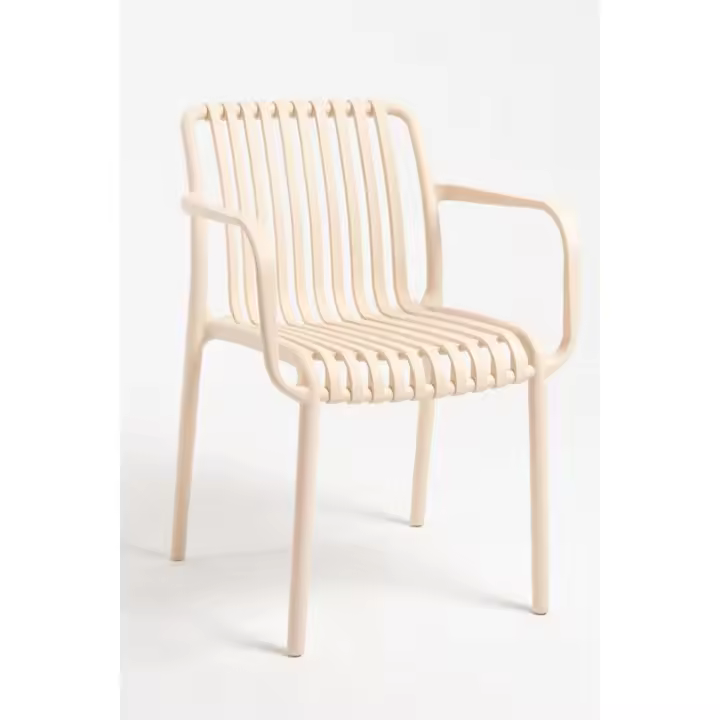 Silla Somer con Reposabrazos - Beige - 1