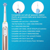 Cabezales De Repuesto Para Broca Cruzada EB25 EB50 8/16pcs Compatible Con Oral B D12 D16 D100 3757 3709 Pro3 Pro1Max Cepillo De Dientes Eléctrico Para Adultos - details 2