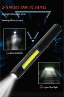 Linterna LED Recargable USB Mini Portátil Con Clip De Bolígrafo Impermeable Y Imán Para Trabajo Emergencias Exteriores - details 18