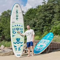Tabla Paddle Surf Hinchable de Remo Inflable de pie FunWater Sup Inflable de 15cm de Grosor para Todos los Niveles de Habilidad, Paleta Ajustable, Funda Impermeable para teléfono móvil , Tabla de Remo Inflable para jóvenes y Adultos 335*83*15cm - details 6