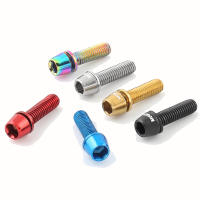 Juego De 6 Tornillos De Manillar Para Bicicleta De Carretera M5x17mm Acero Inoxidable Piezas De Repuesto Para Manillar - details 1