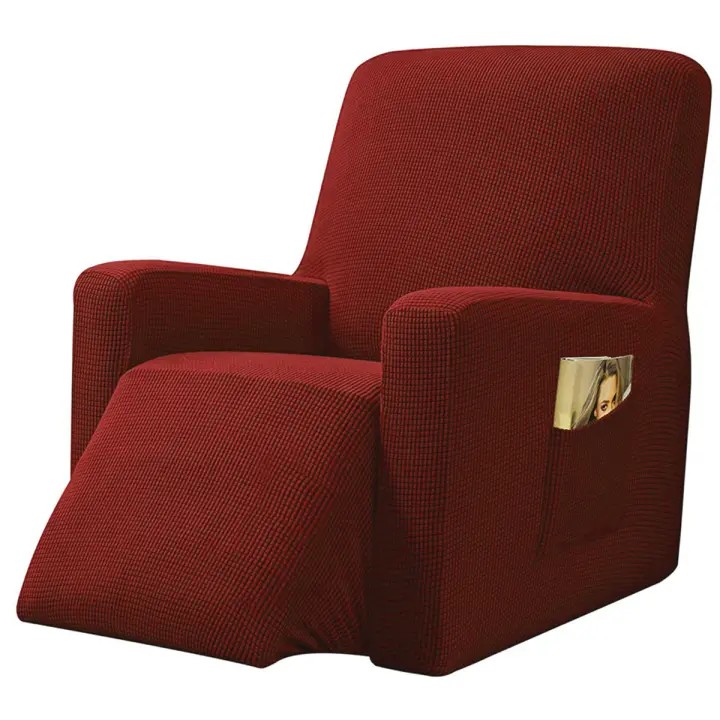 Funda elástico para sofá reclinable, para sillón Funda, fundas suaves para sillas de Color Puro - 1