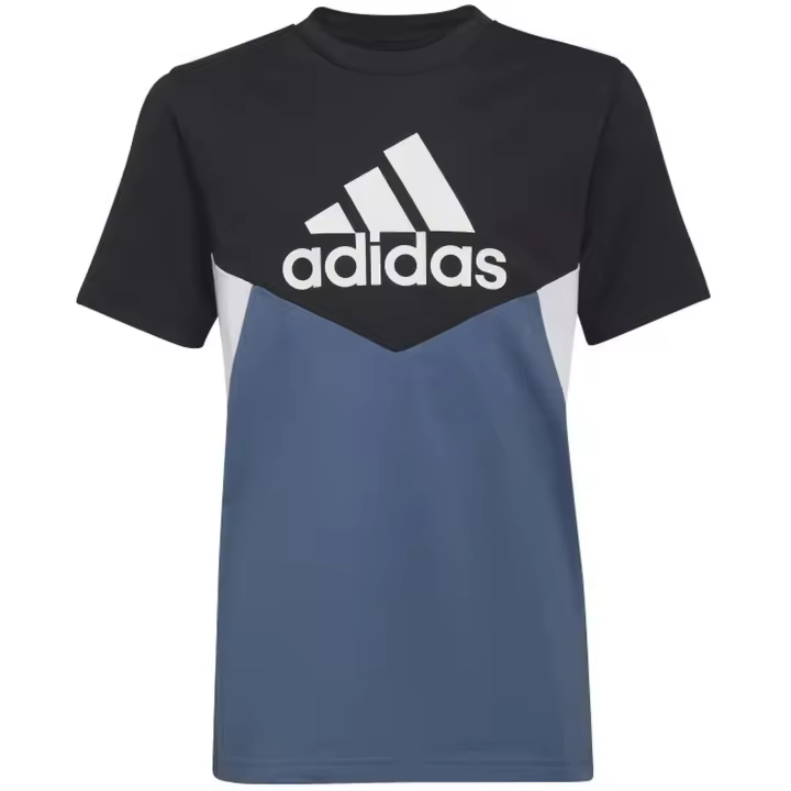 Camiseta de Manga Corta Adidas Colorblock para niños en color multicolor - 1