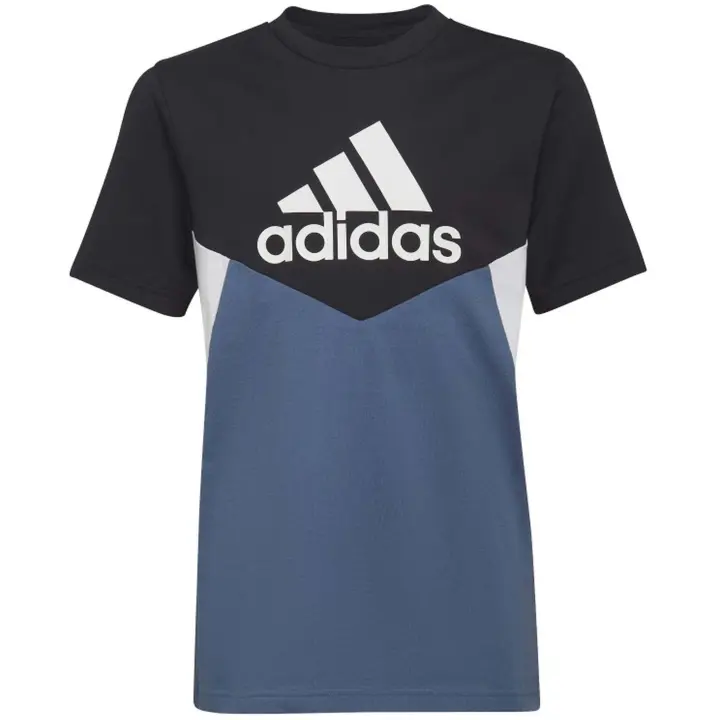 Camiseta de Manga Corta Adidas Colorblock para niños en color multicolor - 1
