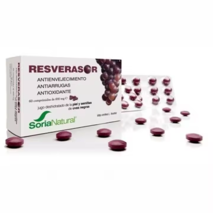 Resverasor 60 Comprimidos 600 mg Soria Natural - 1