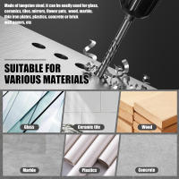 Juego De Brocas Hexagonales Para Azulejos Porcelana Vidrio Espejo Kit De Brocas Multifuncionales Para Metal Trabajo Con Carburo De Titanio - details 39