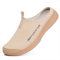 Zapatos De Verano Para Hombre Media Caña Planos Casual Con Suela Suave Soporte Zapatos De Deporte Transpirables Y Duraderos - details 2