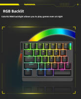 TECLADO MECÁNICO HE30 29 TECLAS MAGNETIC SWITCH TRIGGERS RÁPIDOS GAMER E-SPORTS USB CONECTADO a TRAVÉS DE CABLE Multicolor - details 3