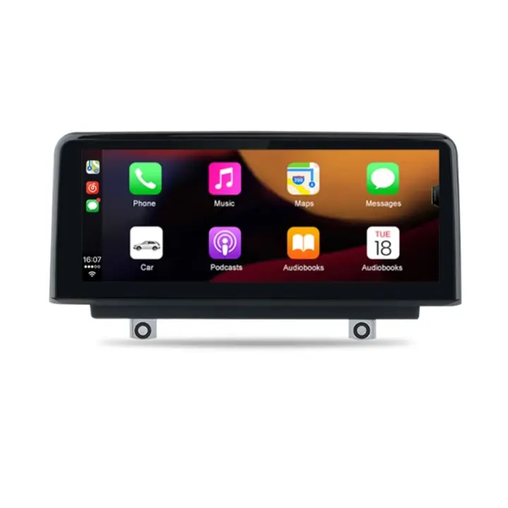 Junsun Radio Multimedia con GPS para coche Radio con CarPlay inalámbrico Android 2Din para BMW Series 1 2 3 4 F20 F21 F22 F30 F31 F32 F33 F34 F36 - 1