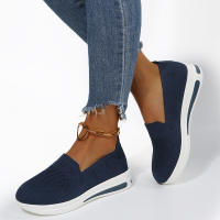 Zapatos de mujer de talla Grande, Nuevos, de Primavera y Verano, Planos, informales, de Malla transpirable, Con Suela Gruesa, Deportivos e informales. - details 9