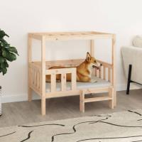 vidaXL Cama para Perros Cachorro Animal Doméstico Color Blanco,  Marrón miel,  Natural y mas - details 2