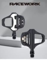 Pedales De Bicicleta De Carretera RACEWORK Self-locking Ciclismo Con Placa De Bloqueo Para Sistema LOOK KEO Material De Nylon - details 0