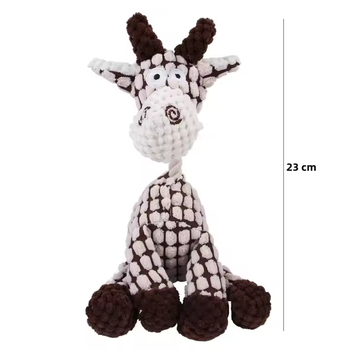 Juguete De Mascota Divertido En Forma De Burro Para Perros Chupete De Terciopelo Con Silbato Juguete De Hueso Para Morder Entrenamiento De Mascotas Accesorios Para Perros - 1