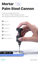Juego De Destornilladores MECHANIC Mortar AIR Con Desmontaje Rápido Antideslizante Y Magnetismo Fuerte Para Reparación De Móviles Material De Acero De Aluminio - details 7
