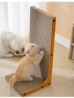 Tablero De Rasguñar Para Mascotas Largo Y Recto Matriz De Papel Corrugado Juguete Protector De Muebles Para Gatos Y Gatitos - details 0