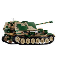 Bloques De Construcción Para Niños Modelo De Tanque Panzerkampfwagen VIII Maus De La Segunda Guerra Mundial WW2 Juguetes Educativos Para Adolescentes Y Adultos - details 18