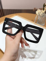 Gafas De Lectura Para Mujer Geométricas Retro Transparentes 1Pc Ideal Para Ocio Al Aire Libre Y Vida Diaria Regalos Decorativos - details 0