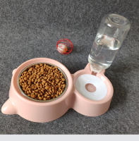Tazón Para Gatos 2 En 1 Con Dispensador De Agua Y Alimento Almacenamiento Automático Contenedor De Alimento Con Agua Para Mascotas Perros Y Gatos Material De Acero Inoxidable - details 8