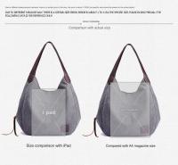 Estilo Vintage Bolso DE LOS helbres La Lona with múltiples bolsos para el trabajo Escuela Viaje casual Diary use - details 0