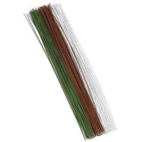 40pcs Ramas De Flores Florales Con Alambre De Papel De 20 Ga Para Arreglos Florales DIY Material PVC Decoración De Hogar - details 0