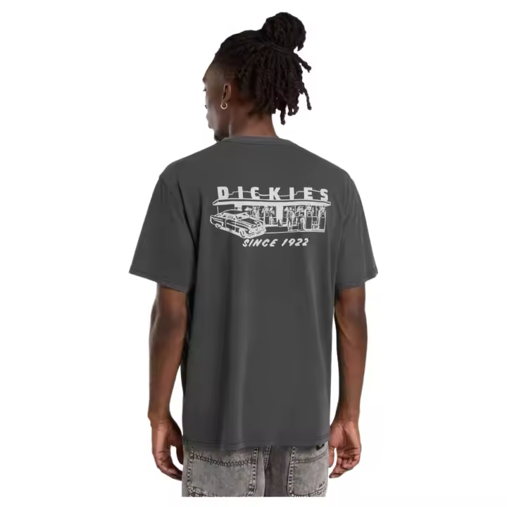 Camiseta de Manga Corta Dickies Service Station para hombre en color negro - 1