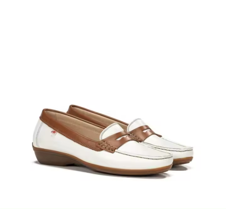 Mocasín Aduna blanco de Fluchos - 1