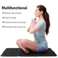 Almohadilla De Terapia De Pies Con Suelo Para Descanso Grande Negra Almohadilla De Terapia De Pies Para Ancianos Alivio Del Estrés Y Ansiedad - details 2