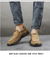 Zapatos De Lona Para Hombre Tenis Cómodos Para Caminar Moda Negocios Slip on Casual Confort Para Conducción - details 16