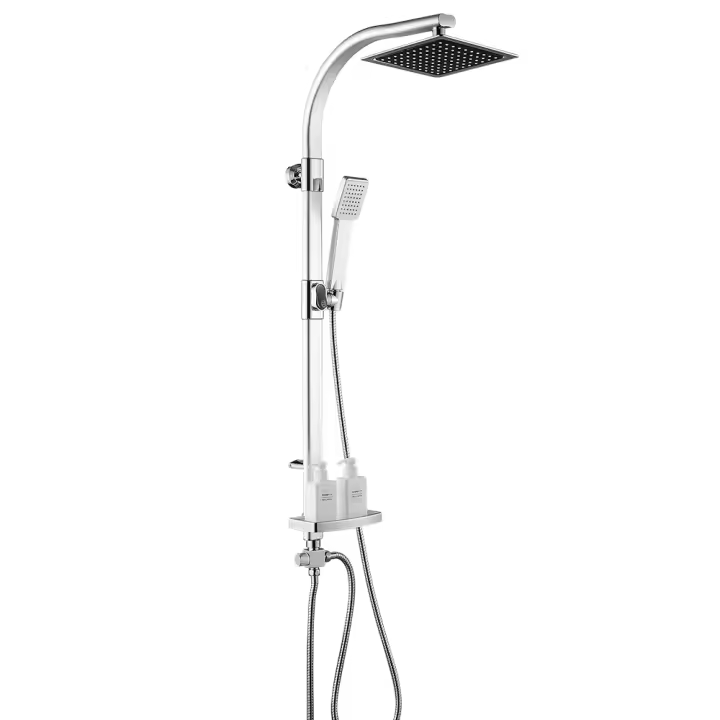 Sistema de ducha con ducha de mano, ducha de lluvia, conjunto de ducha, columna de ducha, grifería de ducha, ducha - 1