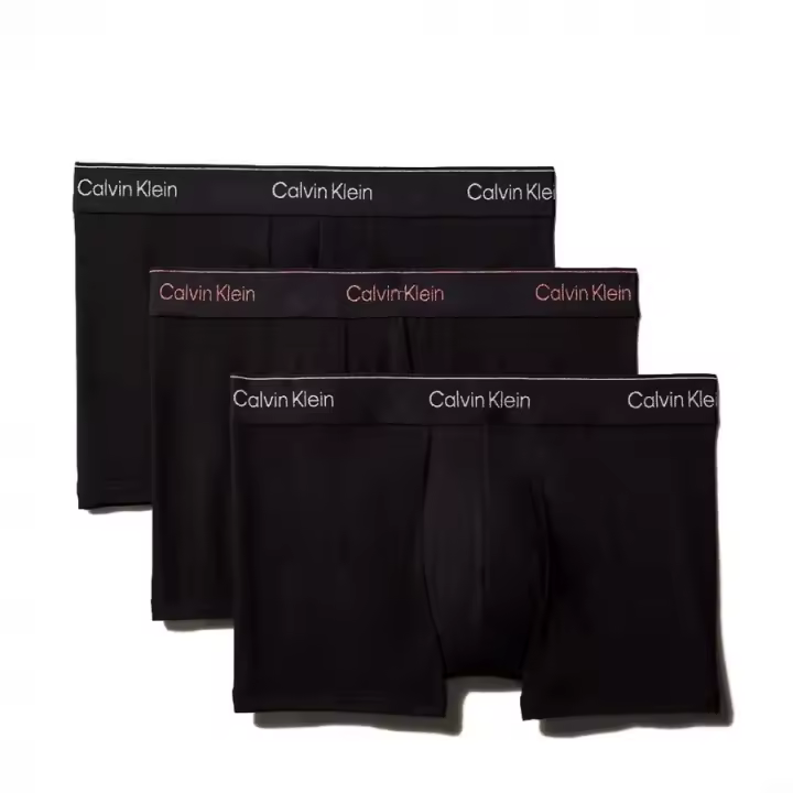 Pack 3 Calzoncillos CK Low Rise Trunk (Negro) - 1