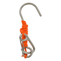 Gancho De Reefs Para Buceo 120cm Cuerda De Espiral De Acero Inoxidable Gancho Doble Para Actividades Acuáticas Y Buceo - details 2